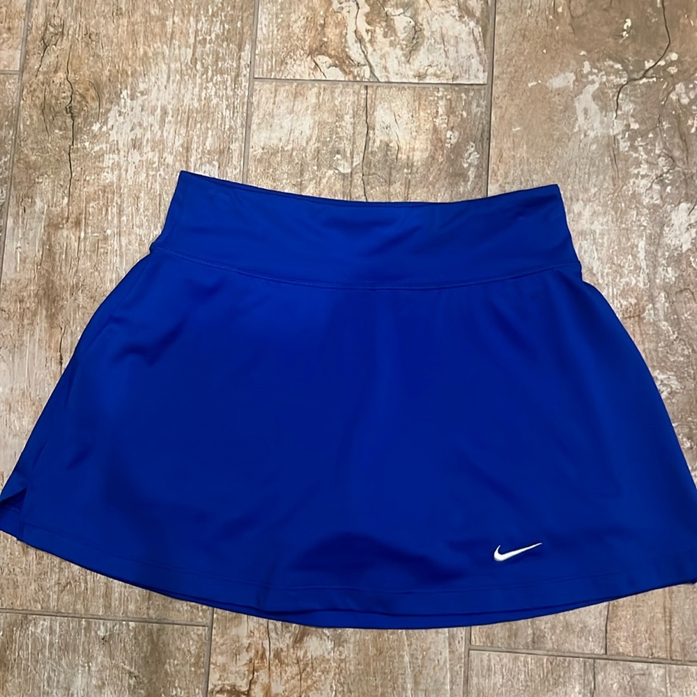 Nike Royal Blue Women's Athletic Skirt with Dri-FIT Swoosh